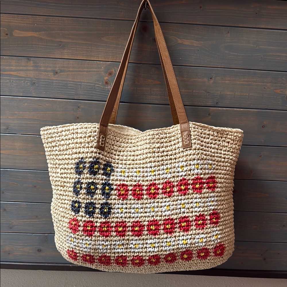 Style & Co. Large Straw Tote Bag